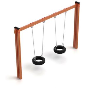 The Double Tyre Swing